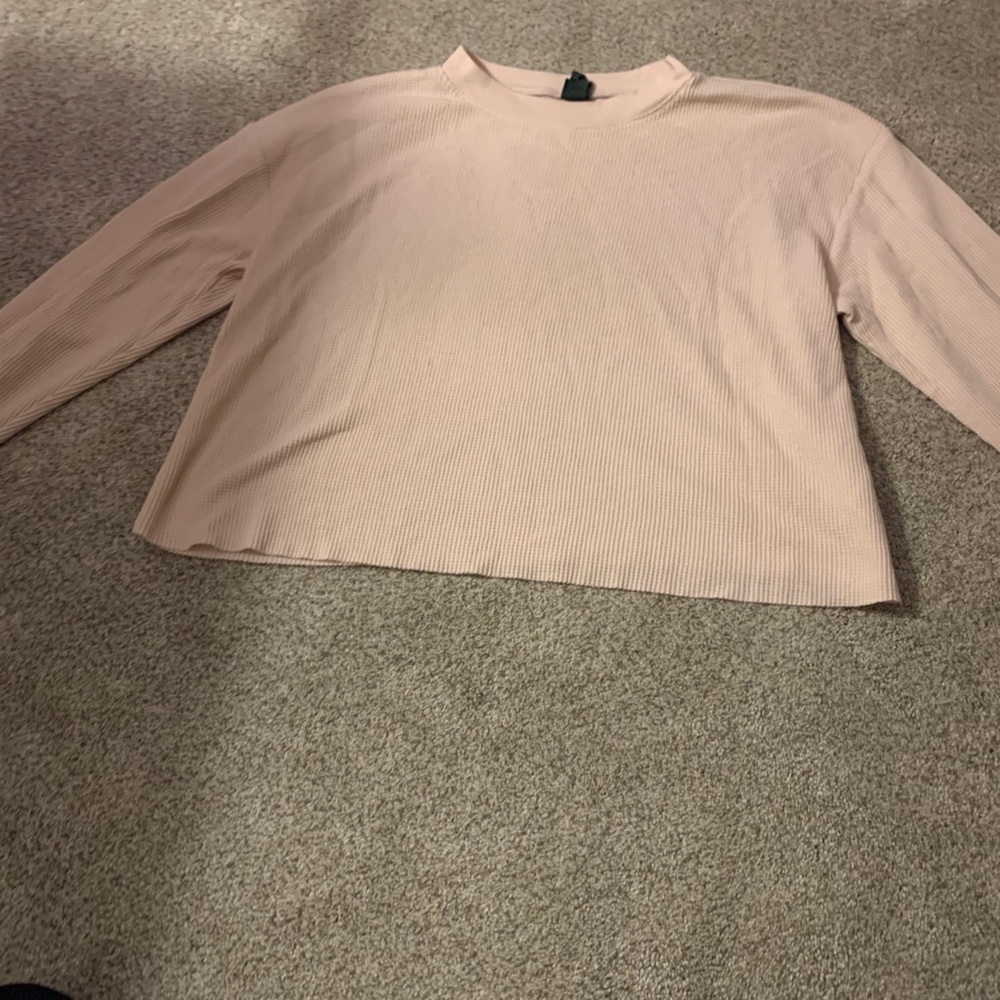 Pink crop top